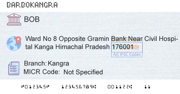 Bank Of Baroda KangraBranch 