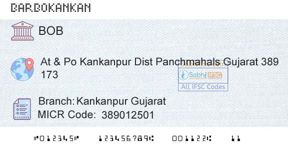 Bank Of Baroda Kankanpur GujaratBranch 