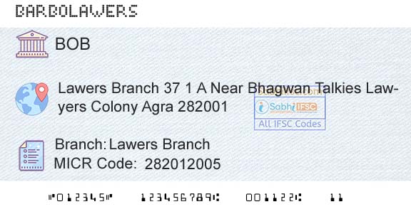 Bank Of Baroda Lawers BranchBranch 