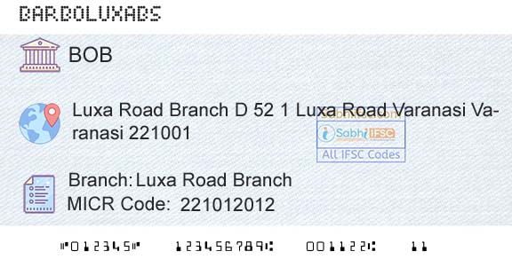 Bank Of Baroda Luxa Road BranchBranch 