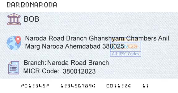 Bank Of Baroda Naroda Road BranchBranch 