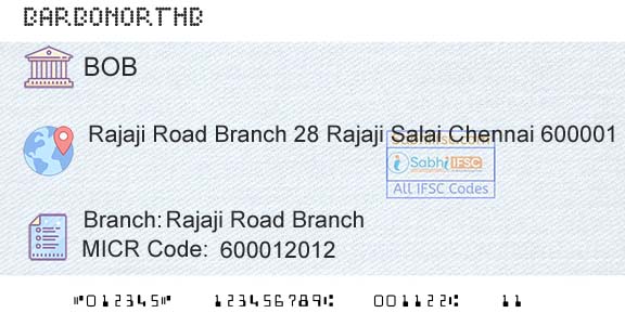 Bank Of Baroda Rajaji Road BranchBranch 