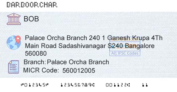 Bank Of Baroda Palace Orcha BranchBranch 