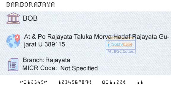 Bank Of Baroda RajayataBranch 