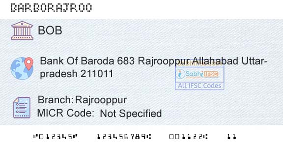 Bank Of Baroda RajrooppurBranch 
