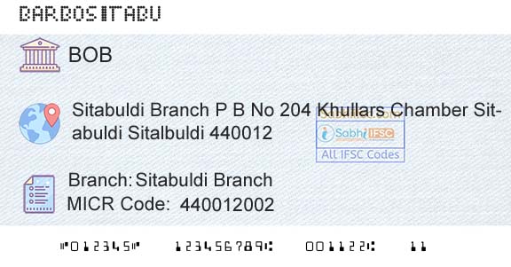Bank Of Baroda Sitabuldi BranchBranch 