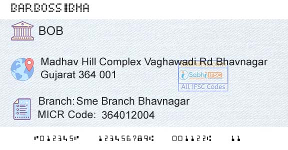 Bank Of Baroda Sme Branch BhavnagarBranch 