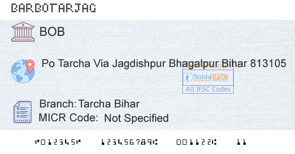 Bank Of Baroda Tarcha BiharBranch 