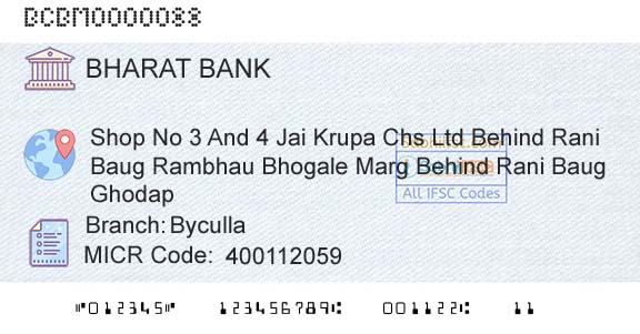 Bharat Cooperative Bank Mumbai Limited BycullaBranch 