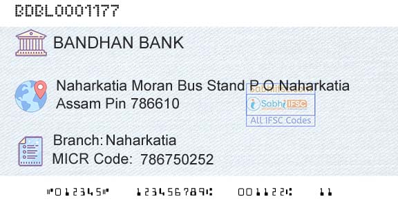 Bandhan Bank Limited NaharkatiaBranch 
