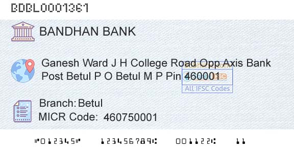 Bandhan Bank Limited BetulBranch 