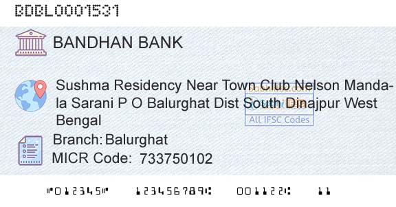 Bandhan Bank Limited BalurghatBranch 