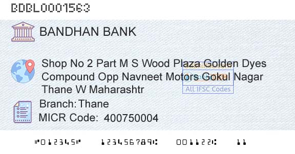 Bandhan Bank Limited ThaneBranch 