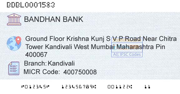 Bandhan Bank Limited KandivaliBranch 