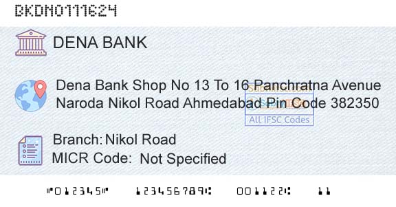 Dena Bank Nikol RoadBranch 