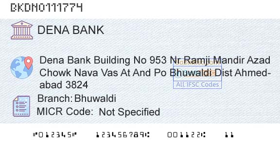 Dena Bank BhuwaldiBranch 