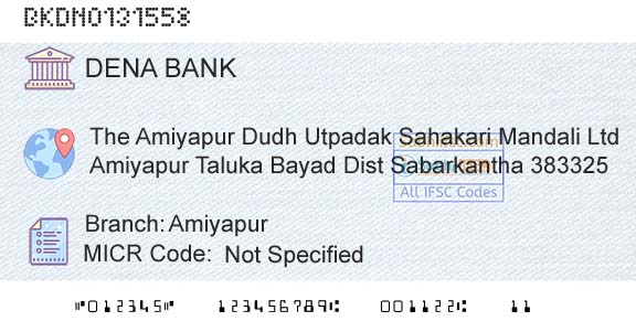 Dena Bank AmiyapurBranch 