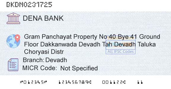 Dena Bank DevadhBranch 