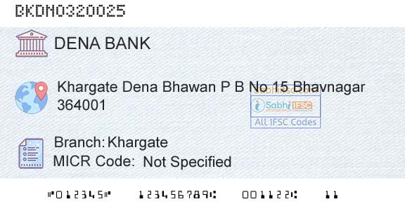 Dena Bank KhargateBranch 