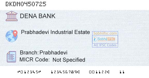 Dena Bank PrabhadeviBranch 