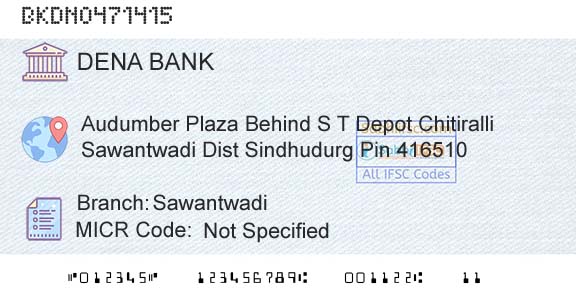 Dena Bank SawantwadiBranch 