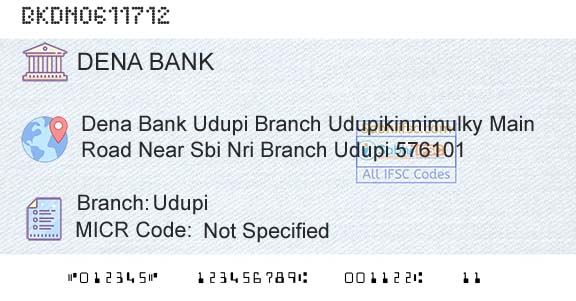 Dena Bank UdupiBranch 