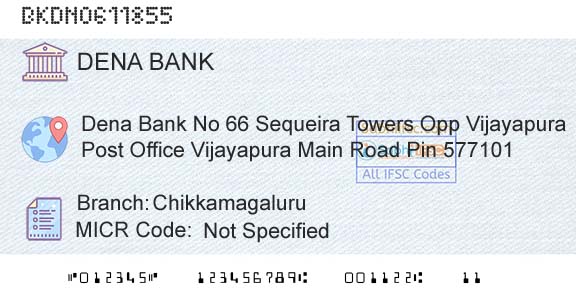 Dena Bank ChikkamagaluruBranch 
