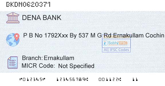 Dena Bank ErnakullamBranch 