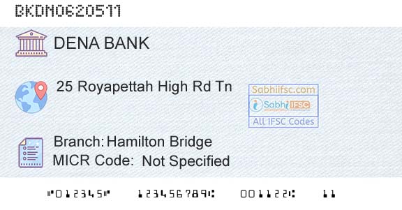 Dena Bank Hamilton BridgeBranch 
