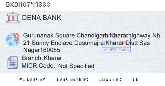 Dena Bank KhararBranch 