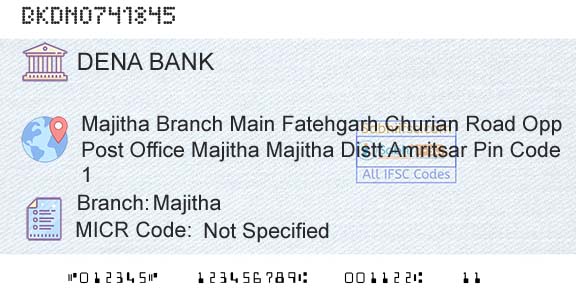 Dena Bank MajithaBranch 