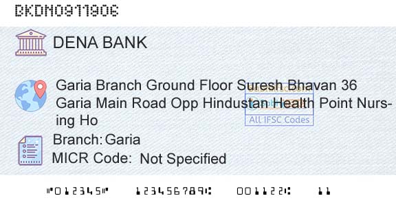 Dena Bank GariaBranch 