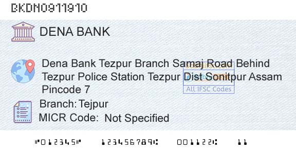Dena Bank TejpurBranch 