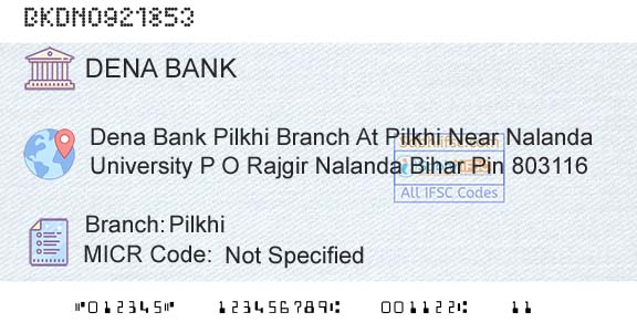 Dena Bank PilkhiBranch 