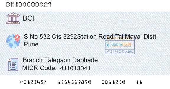 Bank Of India Talegaon DabhadeBranch 