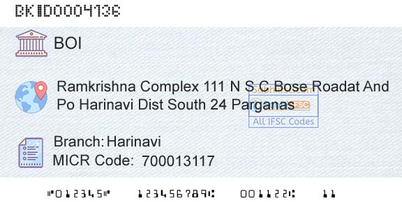 Bank Of India HarinaviBranch 