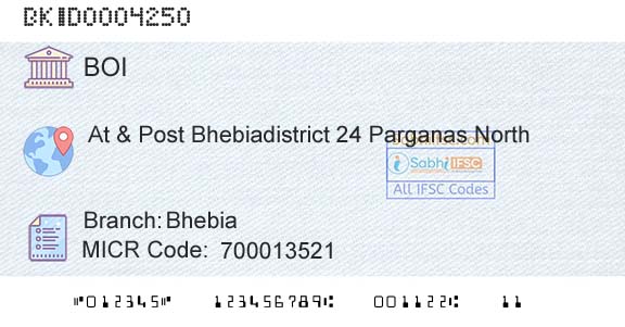 Bank Of India BhebiaBranch 