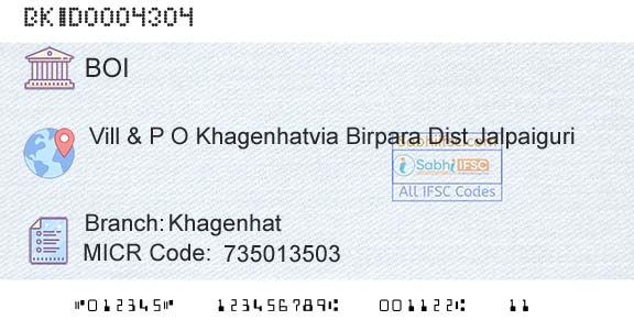 Bank Of India KhagenhatBranch 