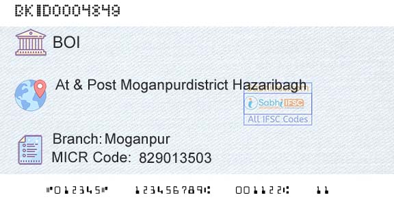 Bank Of India MoganpurBranch 