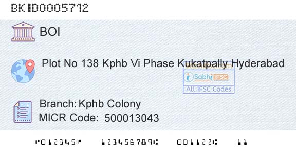 Bank Of India Kphb ColonyBranch 