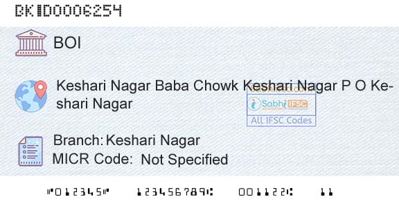 Bank Of India Keshari NagarBranch 