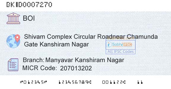 Bank Of India Manyavar Kanshiram NagarBranch 
