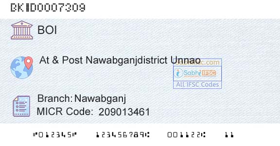 Bank Of India NawabganjBranch 