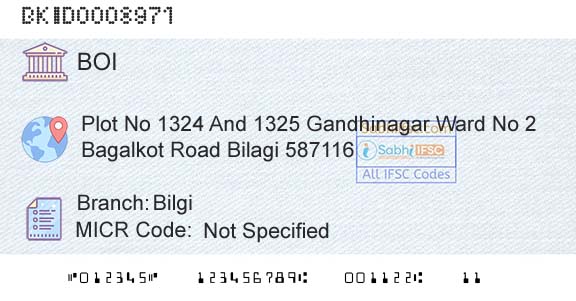 Bank Of India BilgiBranch 