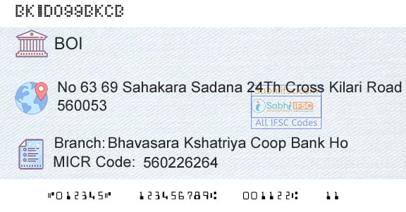 Bank Of India Bhavasara Kshatriya Coop Bank HoBranch 