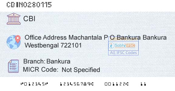 Central Bank Of India BankuraBranch 