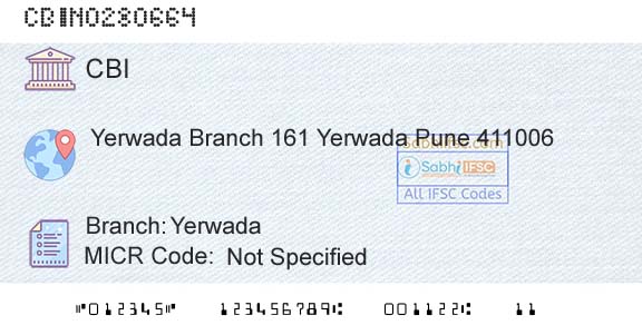 Central Bank Of India YerwadaBranch 