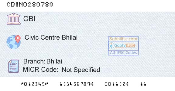 Central Bank Of India BhilaiBranch 