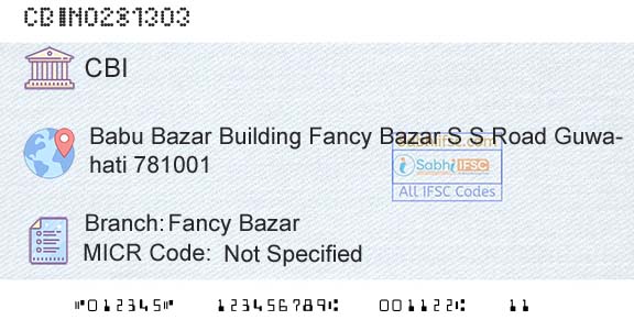 Central Bank Of India Fancy BazarBranch 