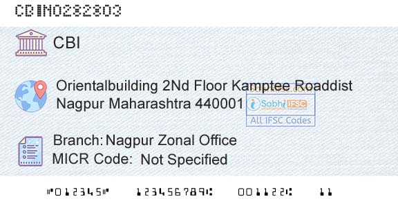 Central Bank Of India Nagpur Zonal OfficeBranch 